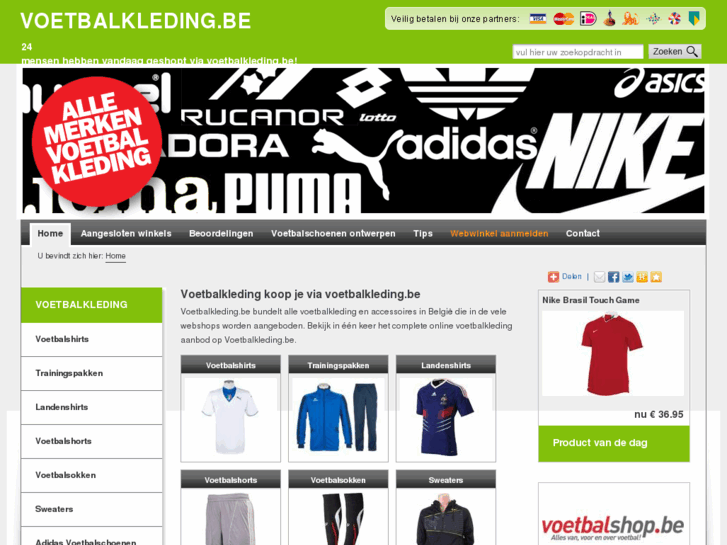 www.voetbalkleding.be