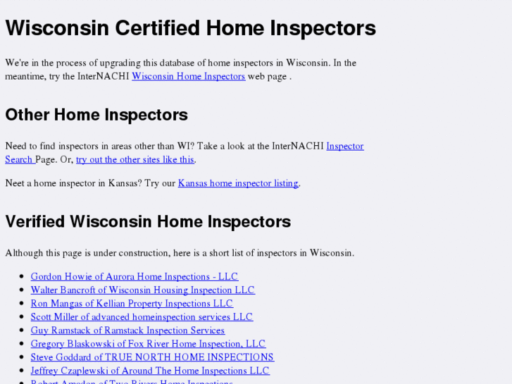 www.wisconsinhomeinspector.net