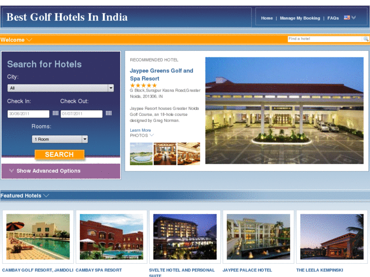 www.bestgolfhotelsinindia.com