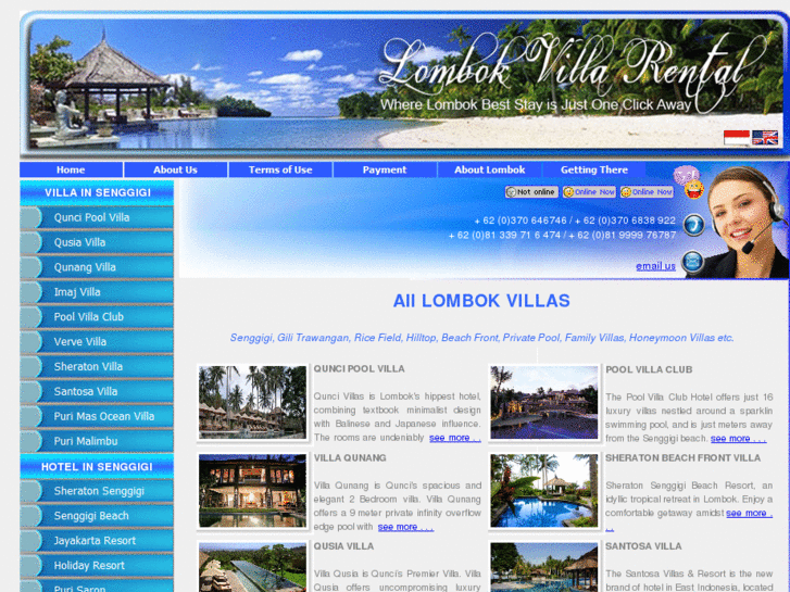 www.lombokvillarental.com