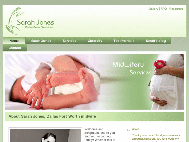 www.sarahjonesmidwife.com