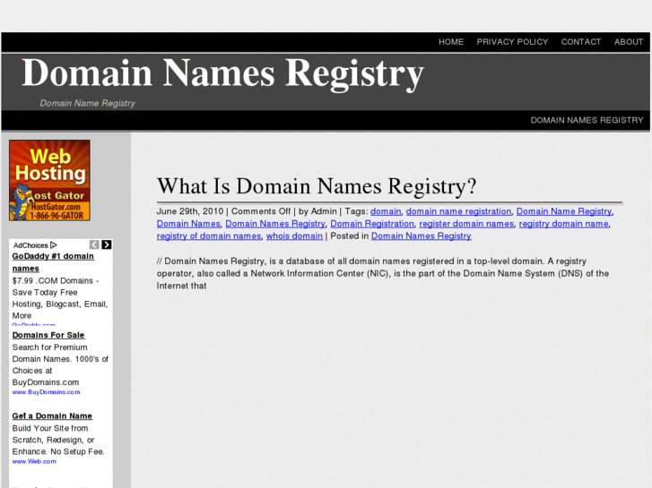 www.domainnamesregistry.net