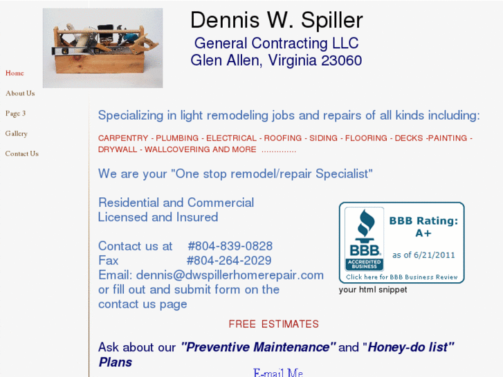 www.dwspillerhomerepair.com