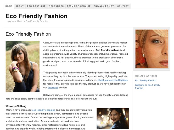 www.ecofriendlyfashion.net