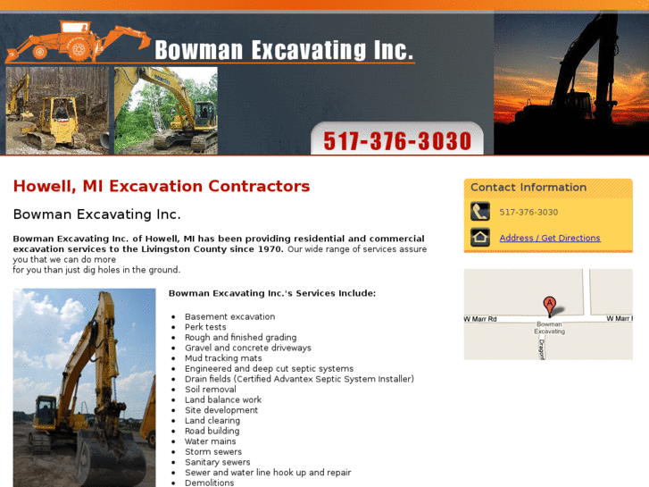 www.excavatingcontractorslivingstoncounty.com