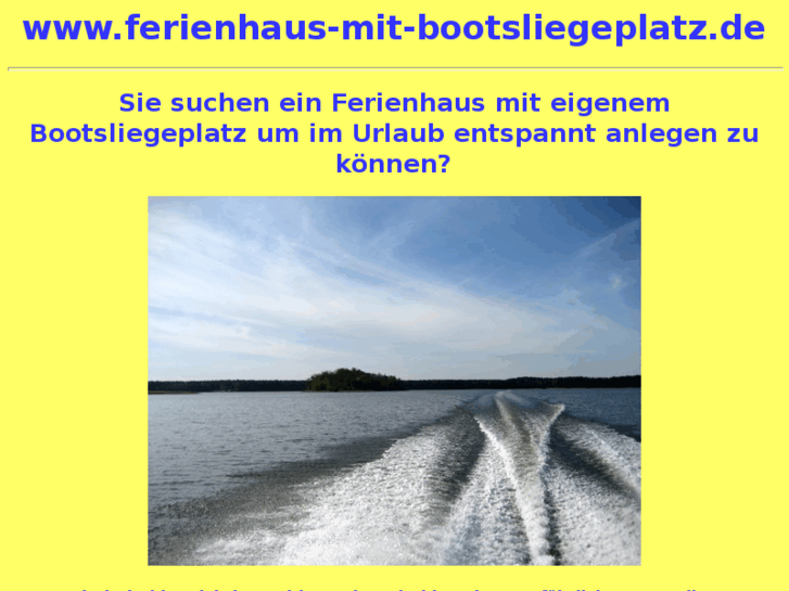 www.ferienhaus-mit-bootsliegeplatz.de