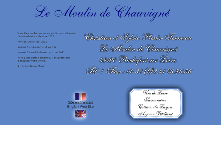 www.moulindechauvigne.com