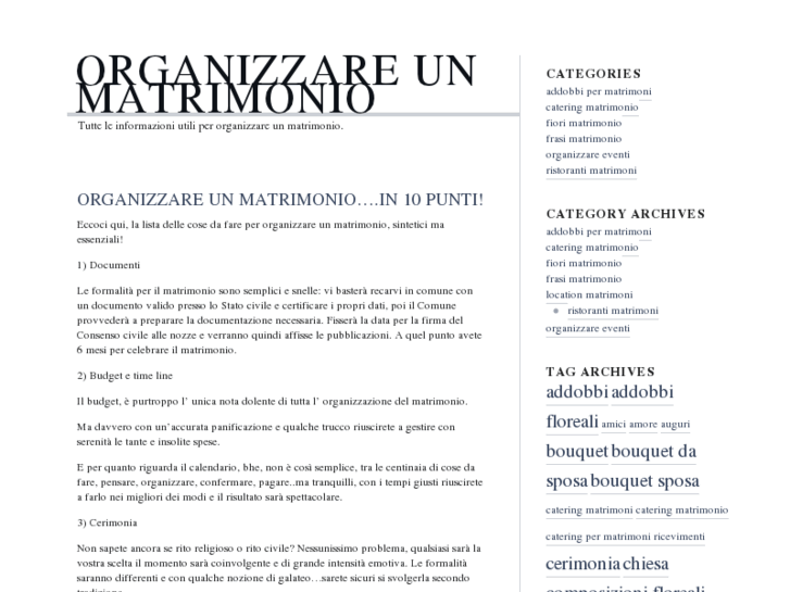 www.organizzareunmatrimonio.info