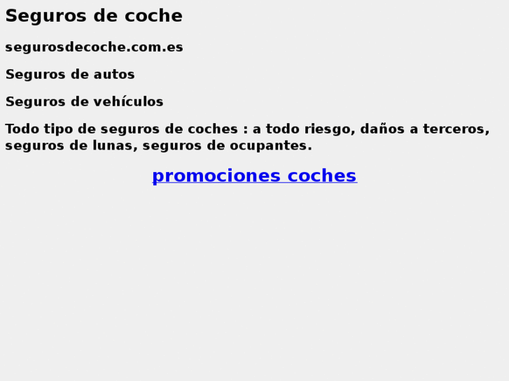 www.segurosdecoche.com.es