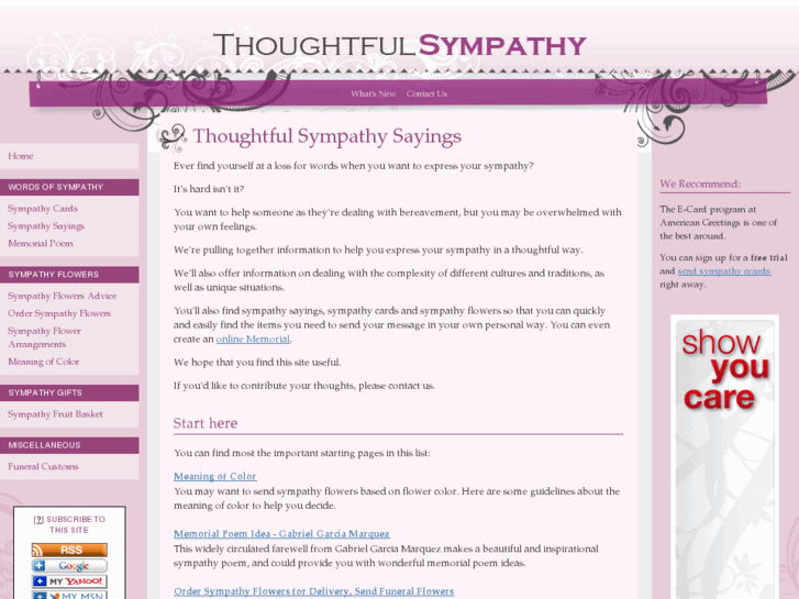 www.thoughtful-sympathy.com