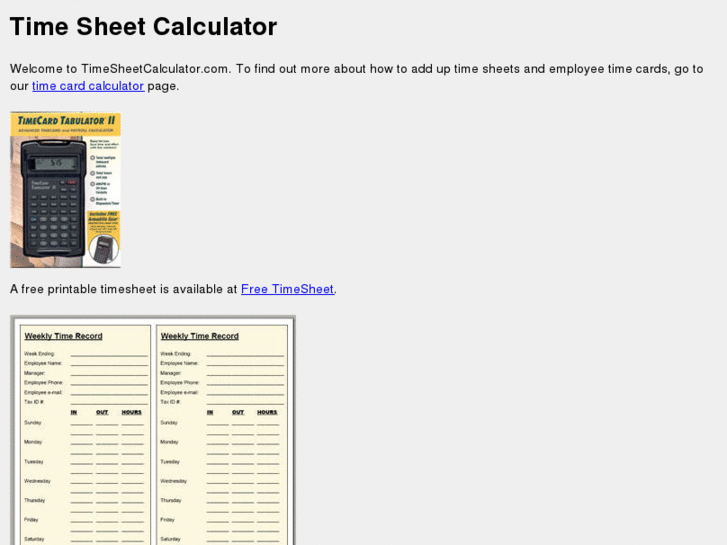 www.timesheet-calculator.com