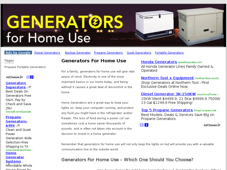 www.generatorsforhomeuse.org