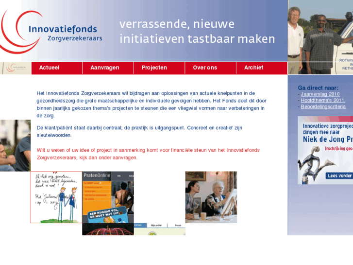 www.innovatiefondszorgverzekeraars.nl