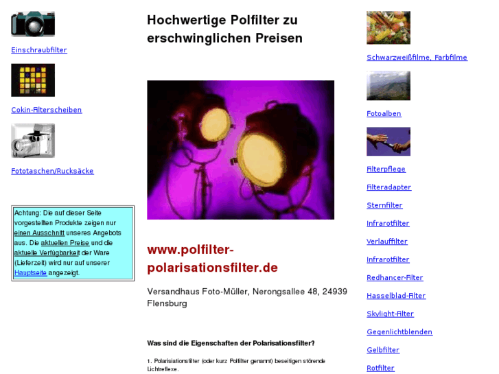 www.polfilter-polarisationsfilter.de