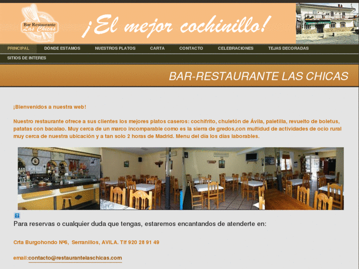 www.restaurantelaschicas.com