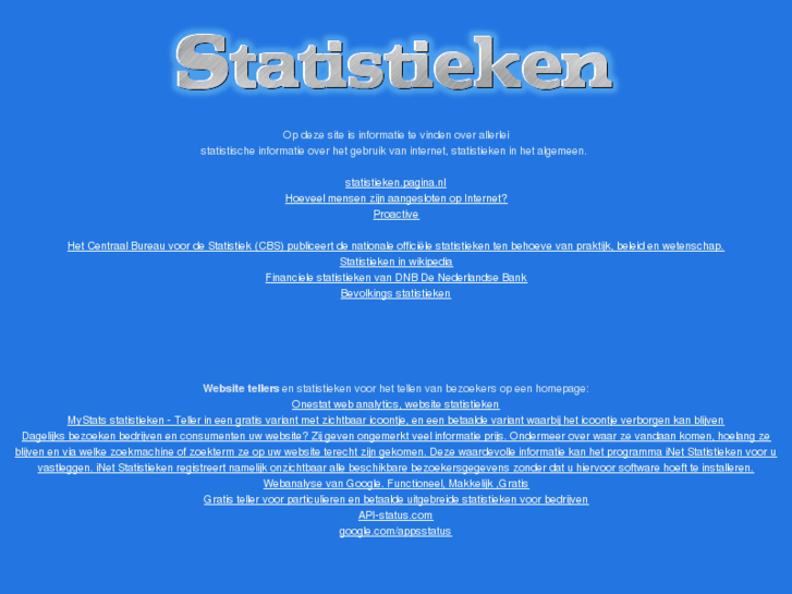 www.statistieken.com