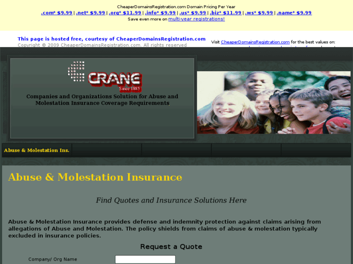 www.abuseandmolestationinsurance.com