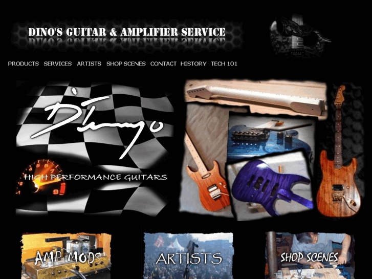 www.dinosguitarandamplifierservice.com