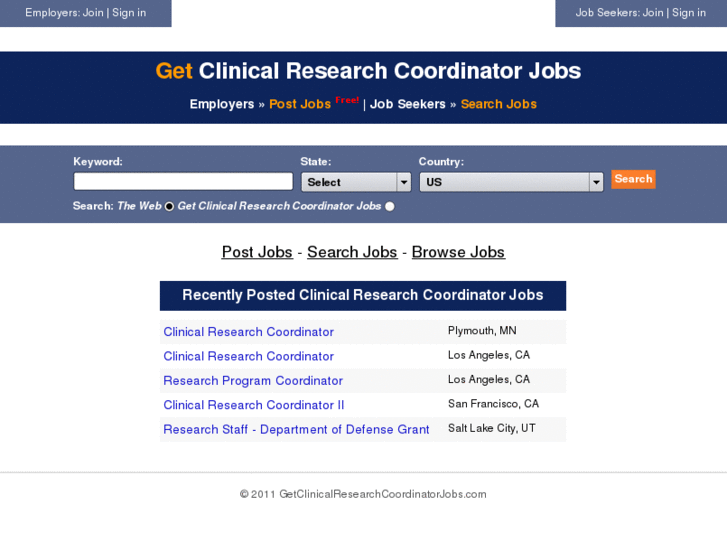 www.getclinicalresearchcoordinatorjobs.com