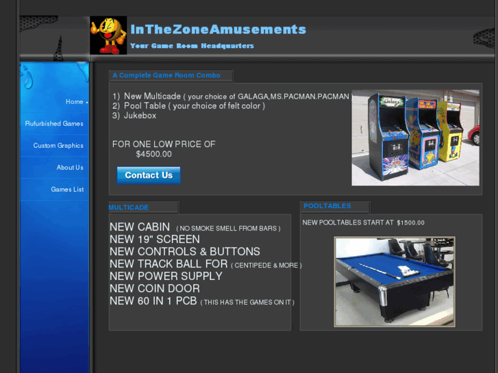 www.inthezoneamusements.com