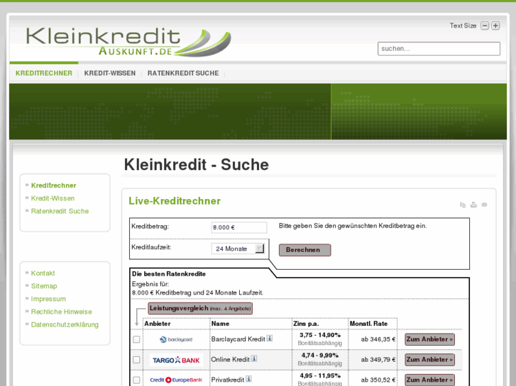 www.kleinkredit-auskunft.de