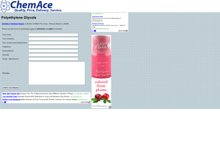 www.polyethyleneglycols.com