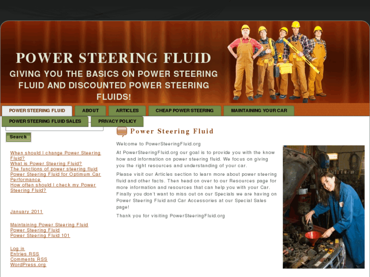 www.powersteeringfluid.org