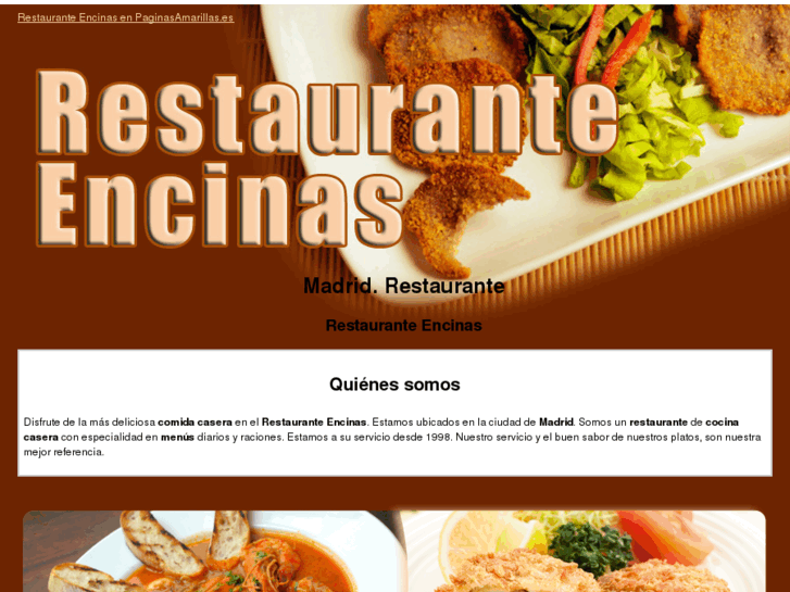 www.restauranteencinas.es