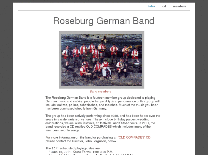 www.roseburggermanband.com