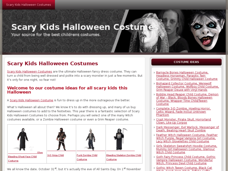 www.scarykidshalloweencostumes.org