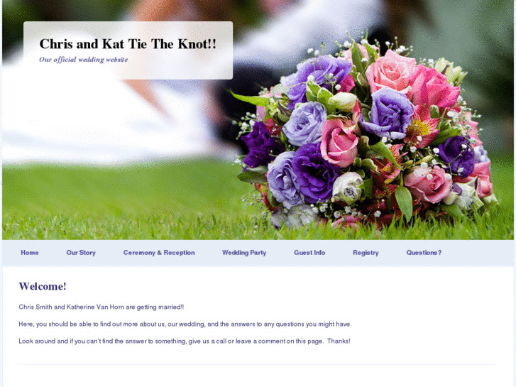 www.chrisandkattietheknot.com