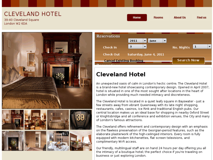 www.clevelandhotellondon.co.uk