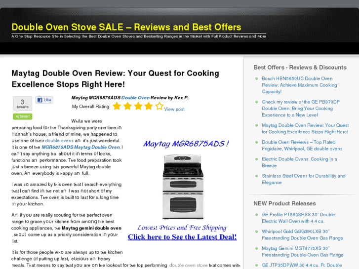 www.doubleovenstove.com