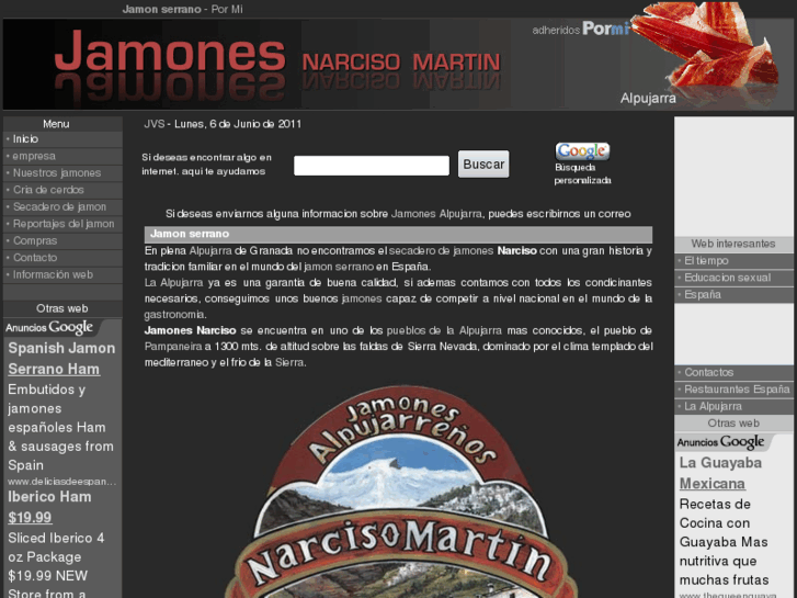 www.jamonesnarciso.com