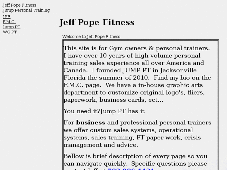 www.jeffpopefitness.com