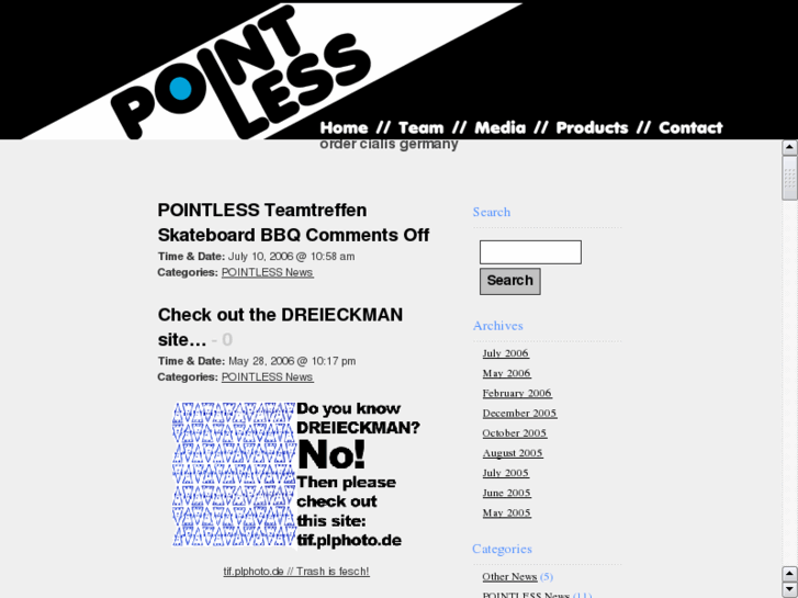 www.pointless-skateboarding.de