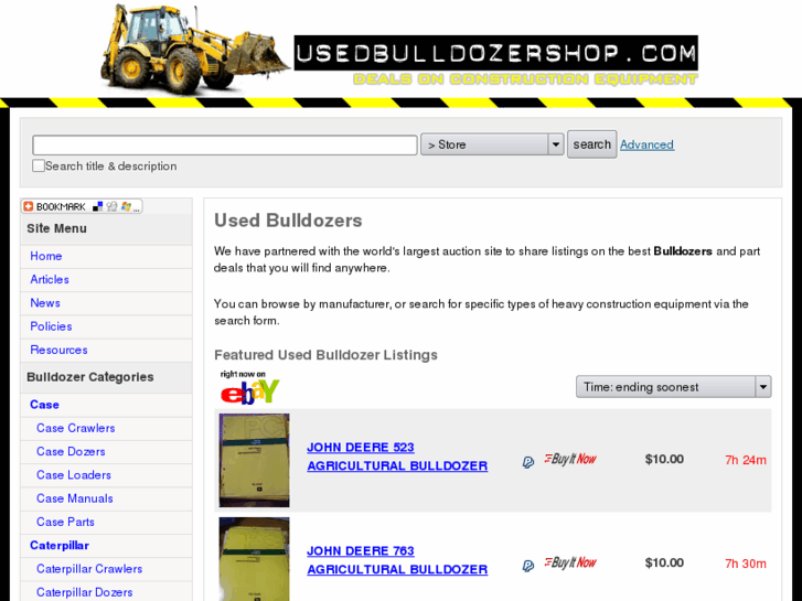 www.usedbulldozershop.com