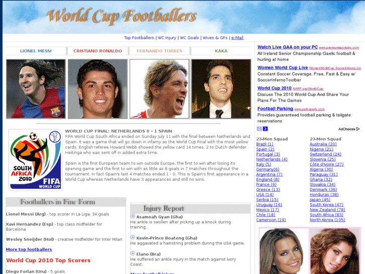 www.worldcupfootballers.com