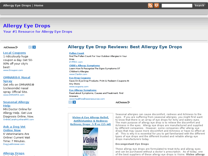 www.allergyeyedrops.net