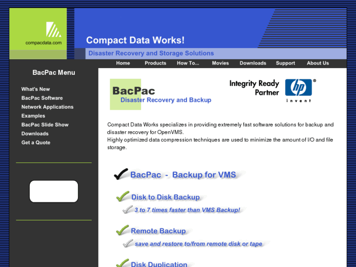 www.bacpac-vms-disaster-recovery-backup.com