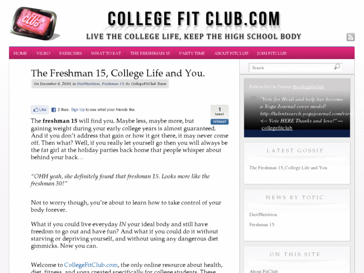 www.collegefitclub.com