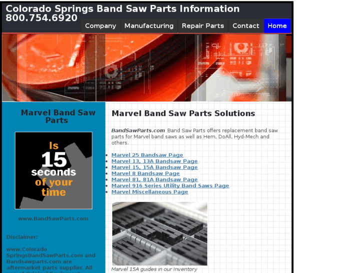 www.coloradospringsbandsawparts.com