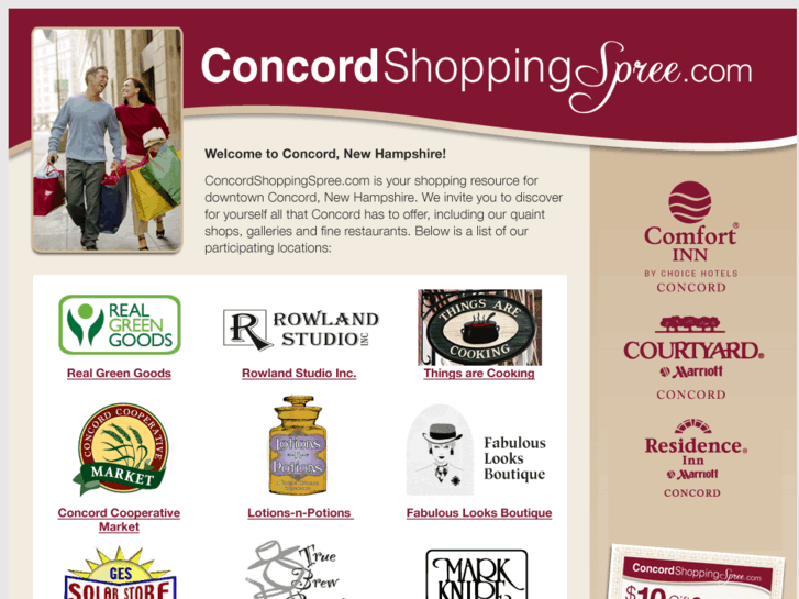 www.concordshoppingspree.com