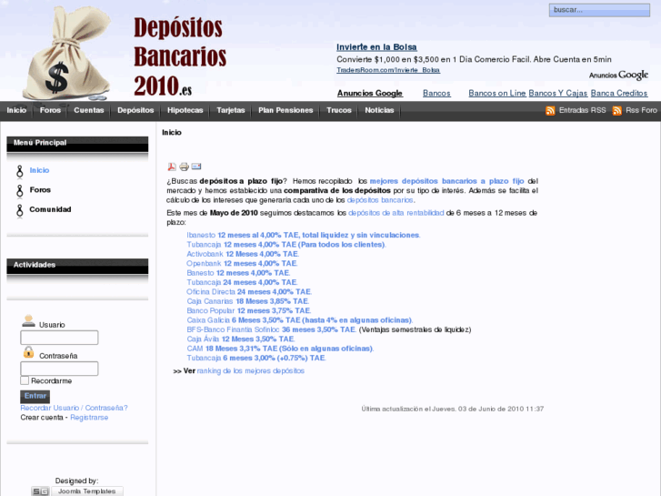 www.depositosbancarios2010.es