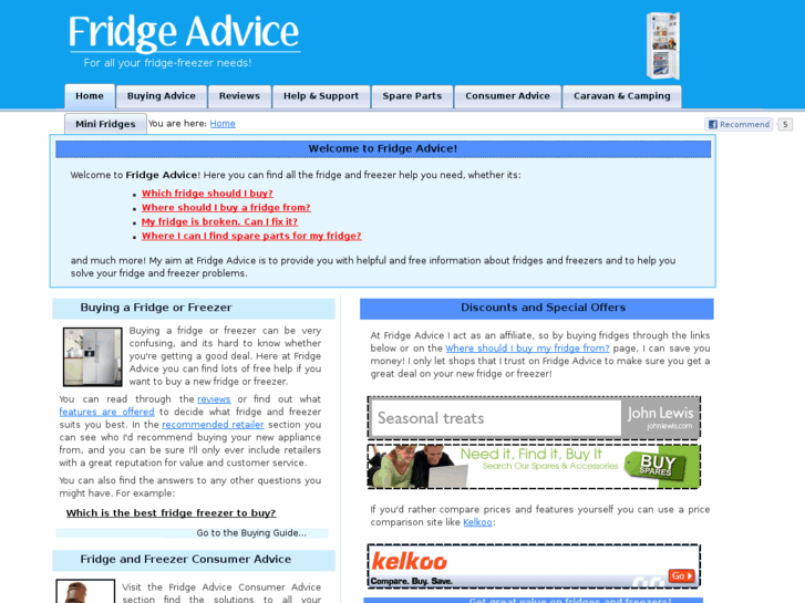 www.fridgeadvice.co.uk