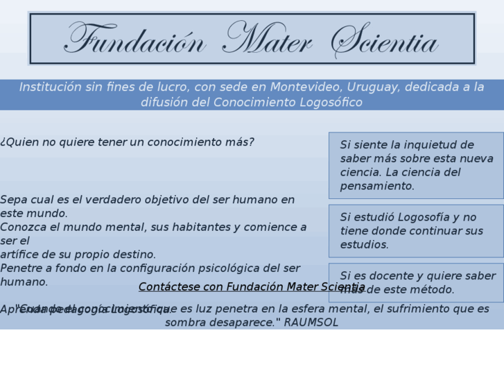 www.fundacionmaterscientia.org