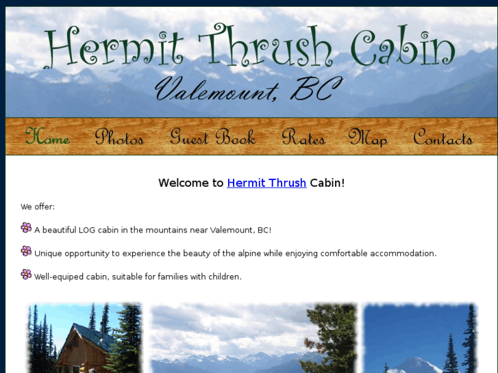 www.hermitthrushcabin.com