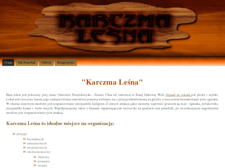 www.karczmalesna.com