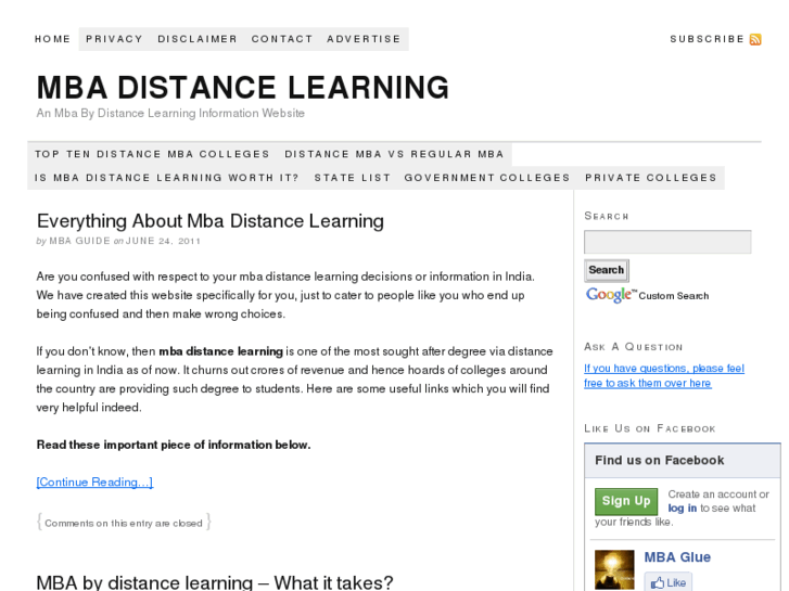 www.mbadistancelearnings.com