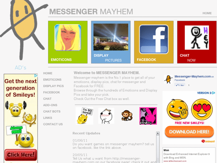 www.messenger-mayhem.com